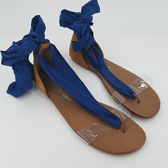🆕️ Free People Barcelona Tie Sandal - Picture 2 of 6